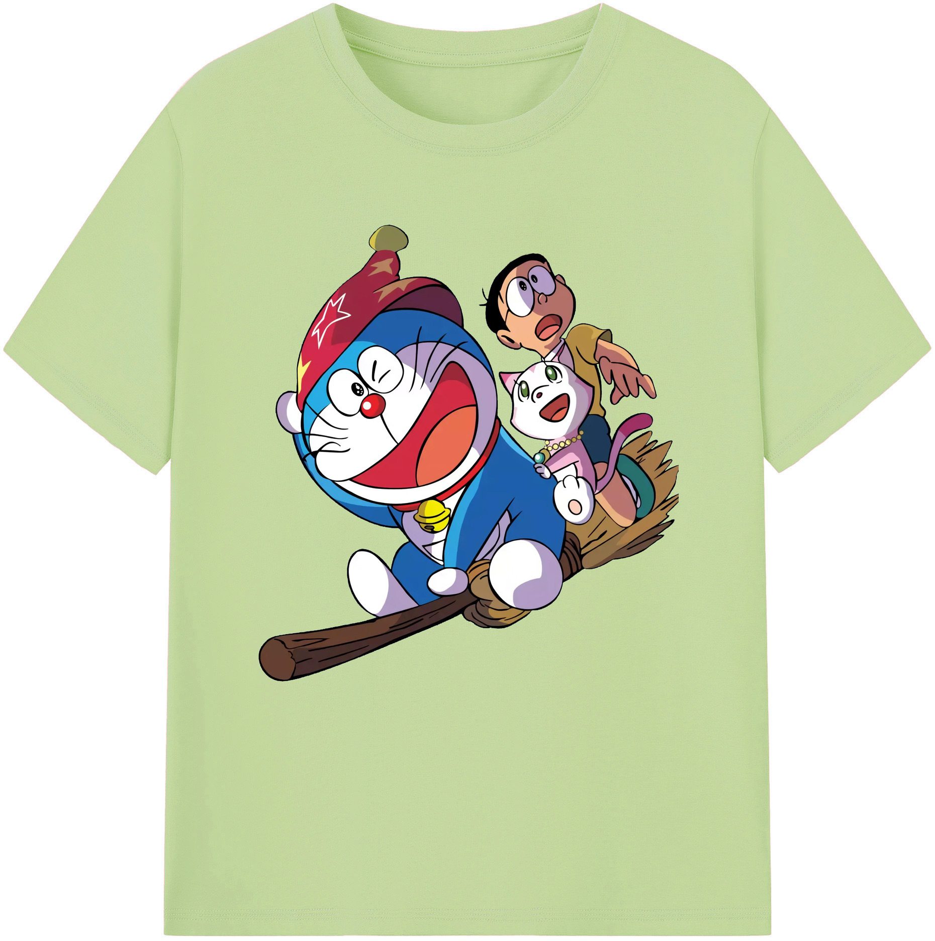 （画像用） ドラえもん Doraemon 綿100％半袖Tシャツ（フロントプリント）
